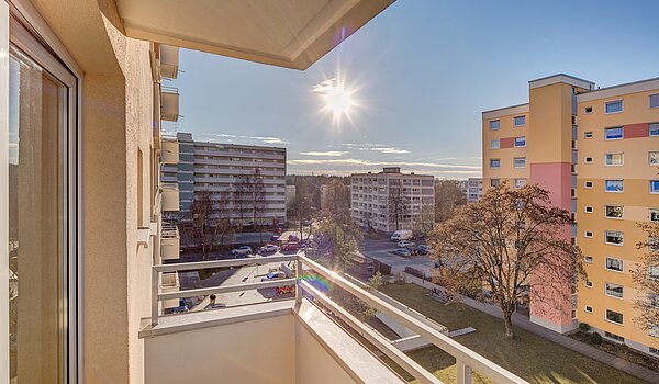 Apartment с 1 комнатная | München-Feldmoching | 70484 | Balkon