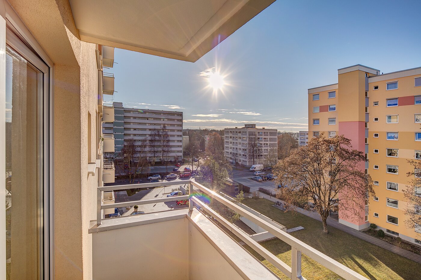 Apartment с 1 комнатная | München-Feldmoching | 70484 | Balkon