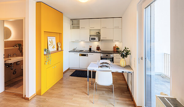 Apartment с 1 комнатная | München-Ramersdorf | 70415 | Küche / Essbereich