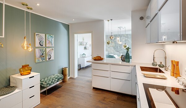 Квартира в многоэтажно доме с 3 комнатами | München-Sendling | 70167 | ...mit Durchreiche ins Wohnzimmer