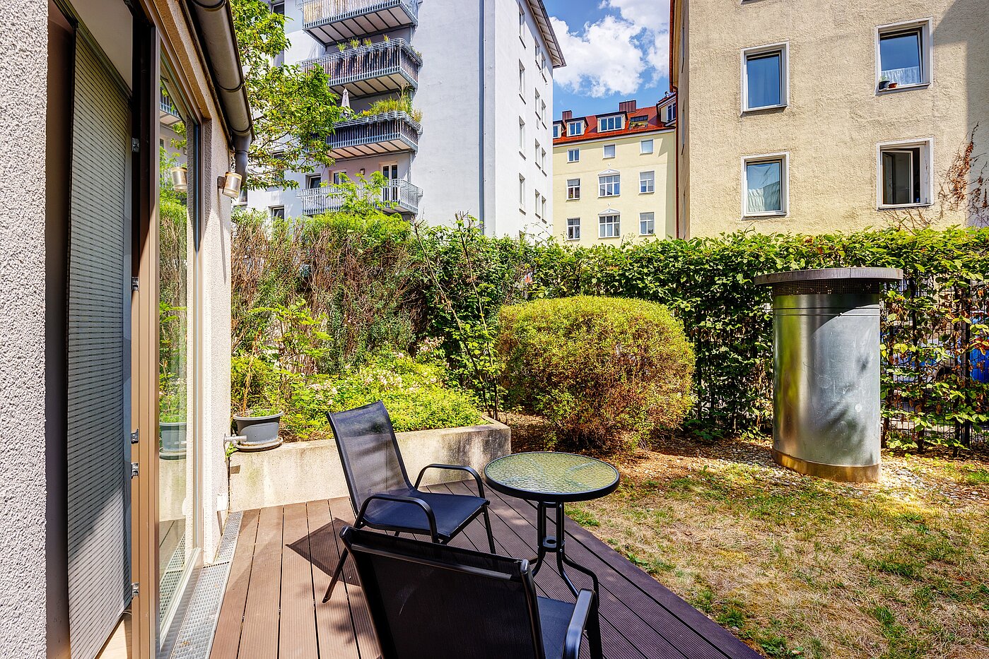 Квартира в многоэтажно доме с 2 комнатами | München-Au | 70108 | Terrasse mit Süd-Ausrichtung