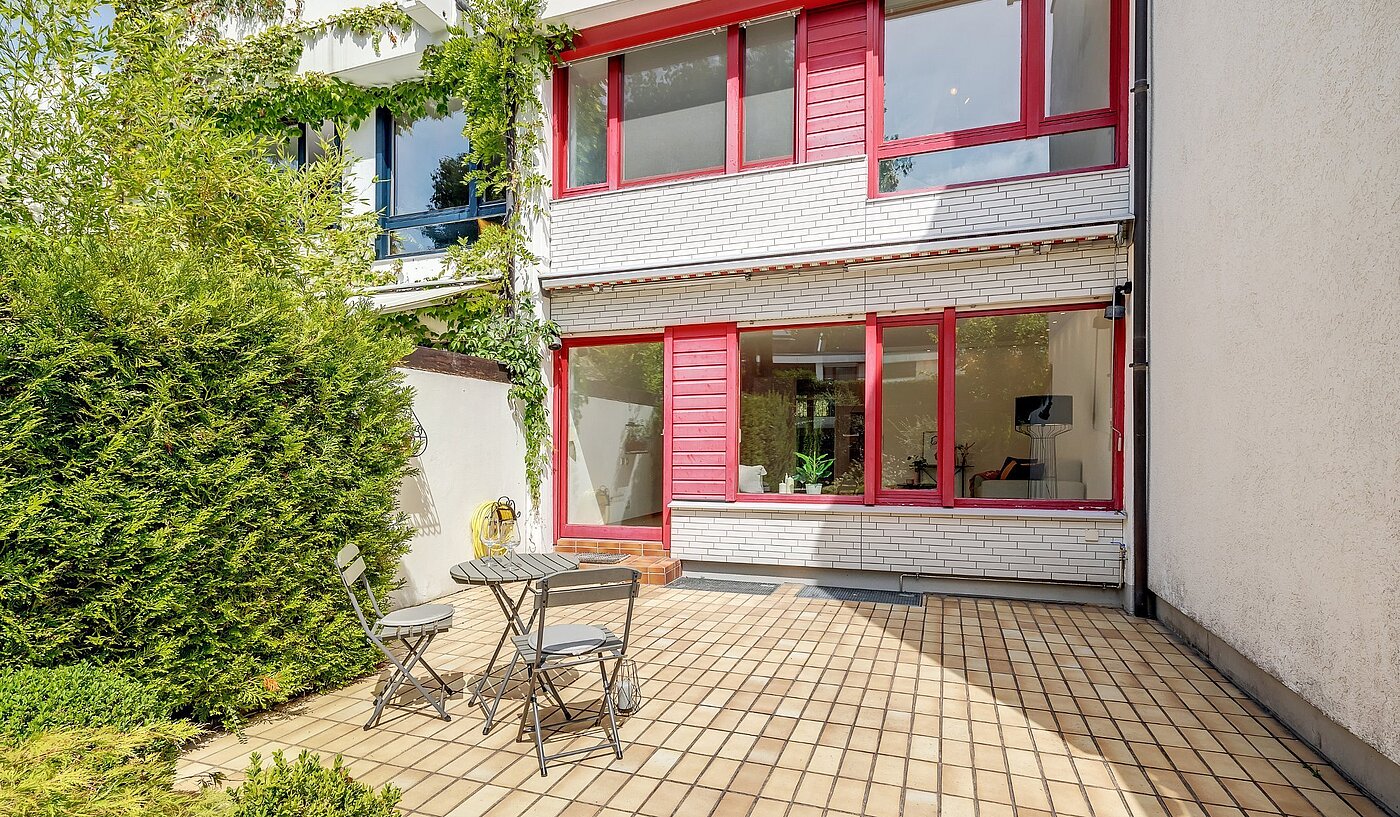 Квартира в многоэтажно доме с 5.5 комнатами | Weßling | 1907ML4 | Großzügige Terrasse