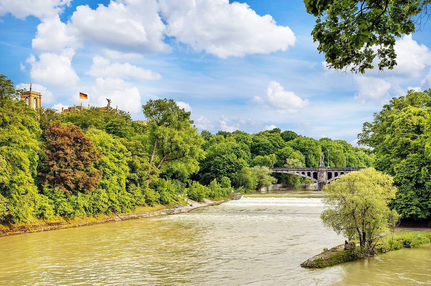 Квартира в многоэтажно доме с 1 комнатная | München-Haidhausen | 70022 | ...und die Isar