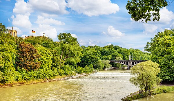 Квартира в многоэтажно доме с 1 комнатная | München-Haidhausen | 70022 | ...und die Isar