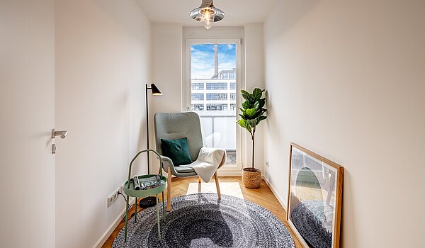 Квартира в многоэтажно доме с 2.5 комнатами | München-Schwanthalerhöhe | 2210ML2 | Arbeitszimmer mit Terrassenzugang