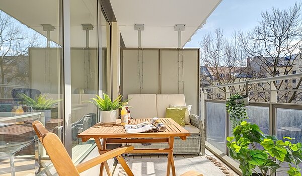 Квартира в многоэтажно доме с 2 комнатами | München-Maxvorstadt | 70001 | Sonniger Süd-Balkon