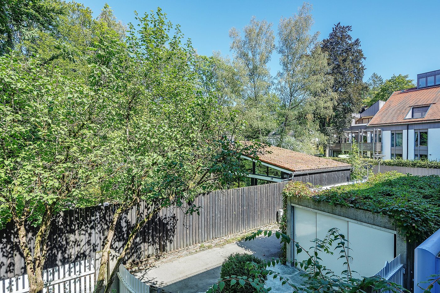Квартира в многоэтажно доме с 3 комнатами | München-Harlaching | 1908ML6 | Ausblick vom Schlafzimmer