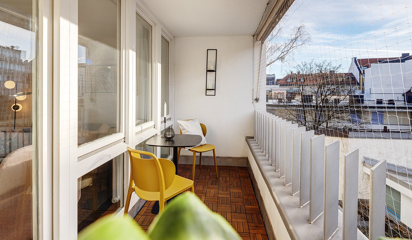 Квартира в многоэтажно доме с 1 комнатная | München-Maxvorstadt | 70132 | Sonnige Loggia...