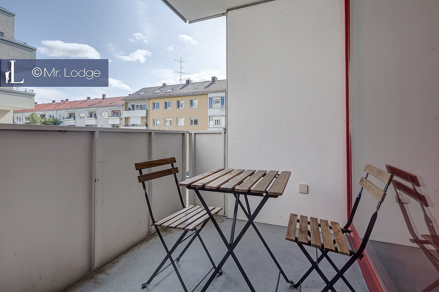 Квартира в многоэтажно доме с 1 комнатная | München-Sendling-Westpark | 1706ML8 | Balkon mit Morgensonne