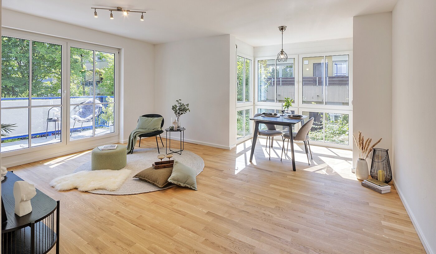 Квартира в многоэтажно доме с 2 комнатами | München-Laim | 70226