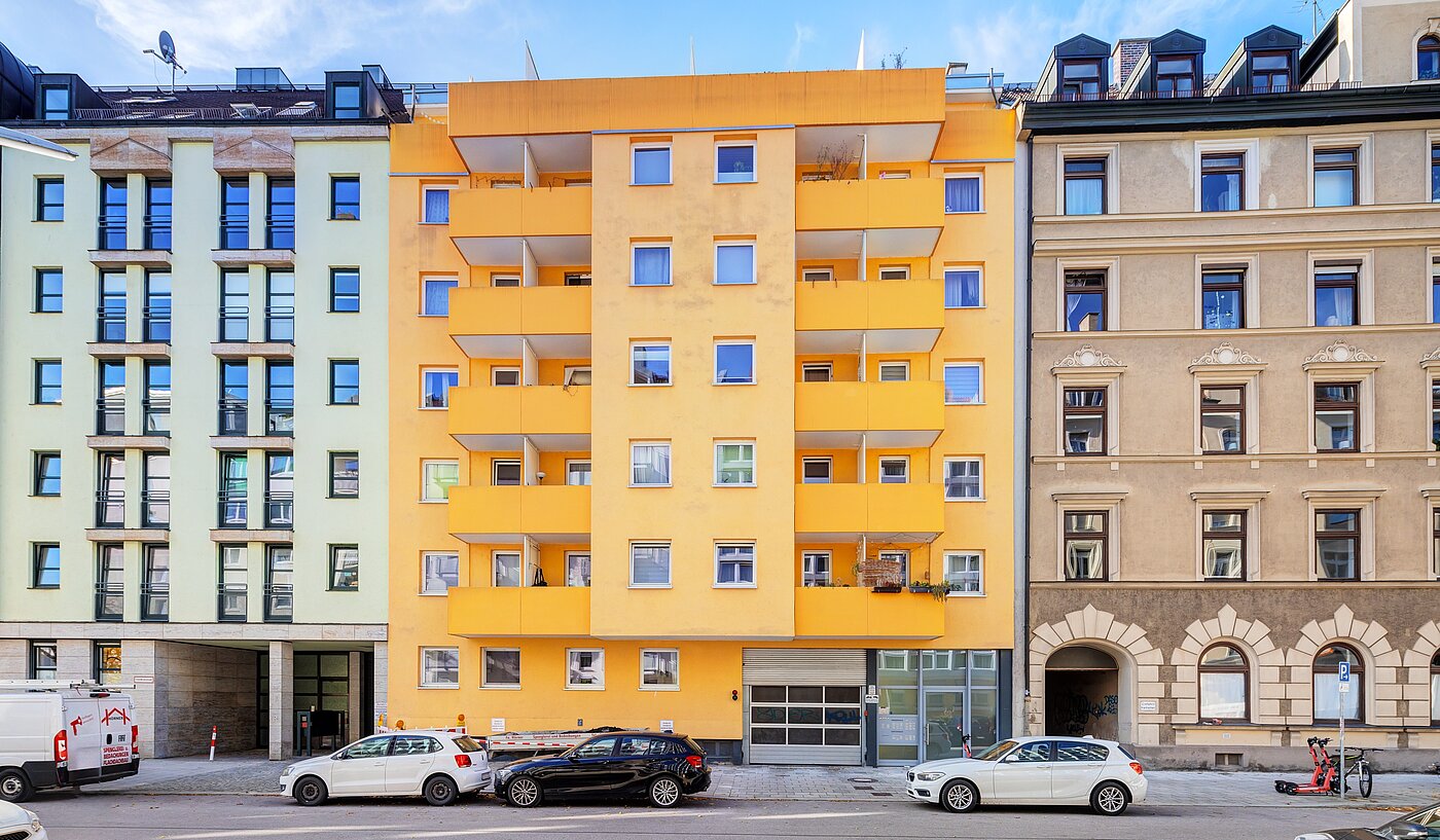 Квартира в многоэтажно доме с 1 комнатная | München-Haidhausen | 70312 | Außenansicht