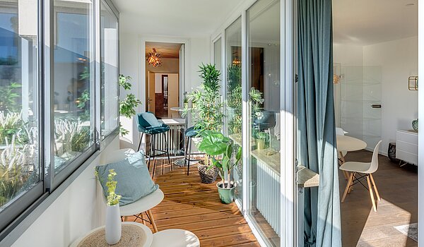 Квартира в многоэтажно доме с 3 комнатами | München-Sendling | 70167 | ...aufgrund großer Fensterfronten