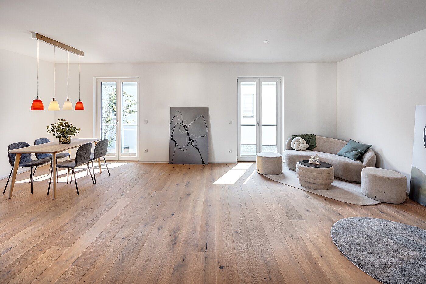 Дуплекс с 4 комнатами | München-Obermenzing | 701553 | Lichtdurchfluteter Wohnbereich