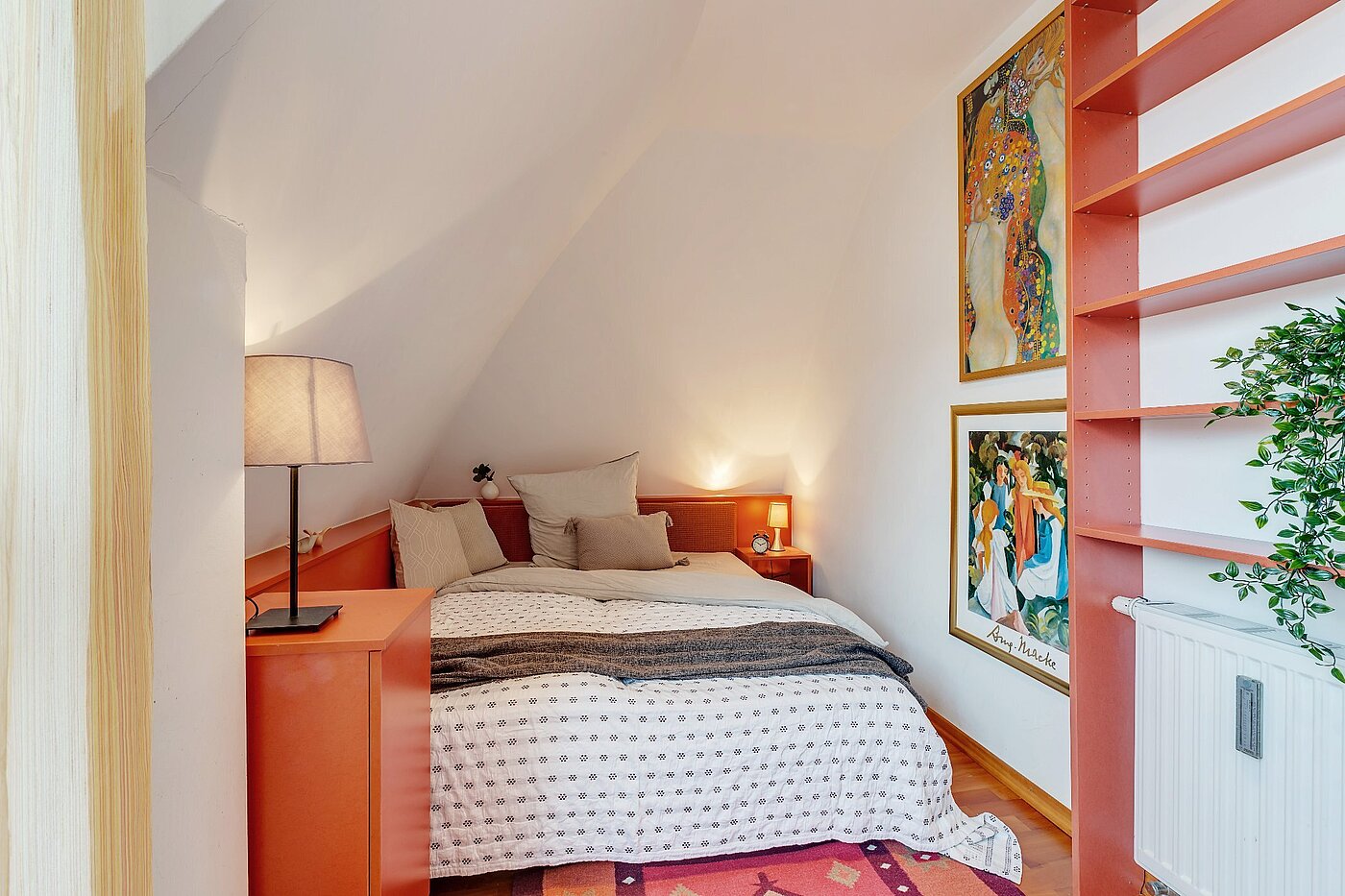 Мансардная квартира с 2 комнатами | München-Sendling | 1911ML4 | Schlafzimmer