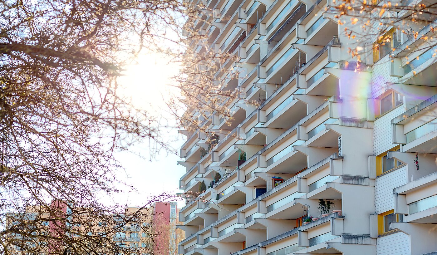 Apartment с 1 комнатная | 70308 | Gebäudeansicht