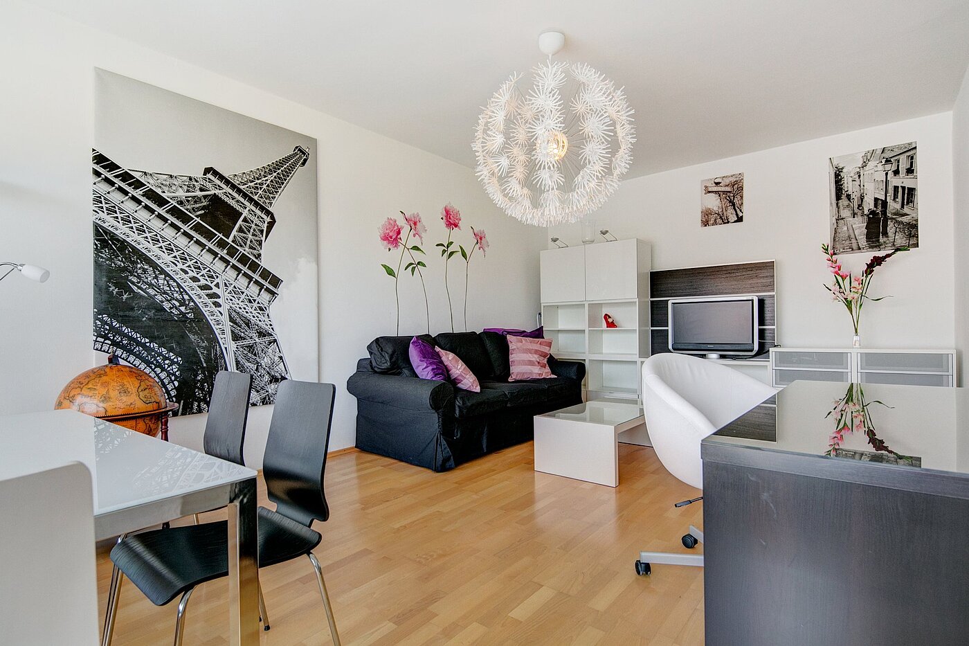 Квартира в многоэтажно доме с 2 комнатами | München-Laim | 1909ML3 | Großes Wohnzimmer