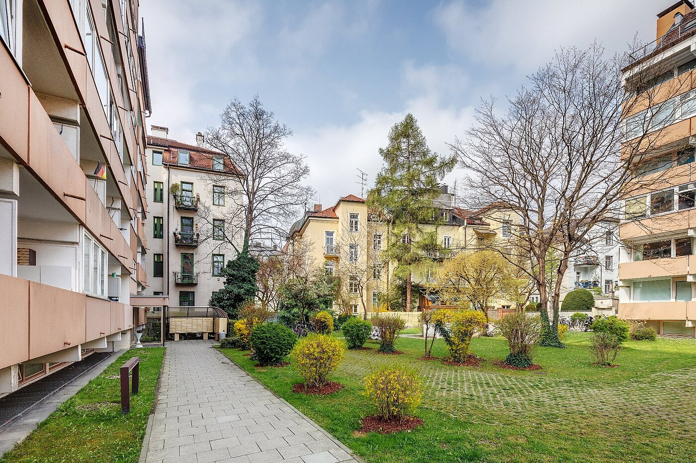Квартира в многоэтажно доме с 1 комнатная | München-Nymphenburg | 1912ML2 | Gepflegter Innenhof