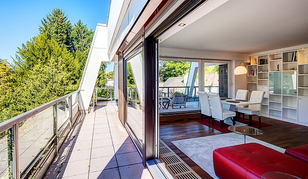 Penthouse с 2.5 комнатами | München-Harlaching | 702581 | Dachterrasse