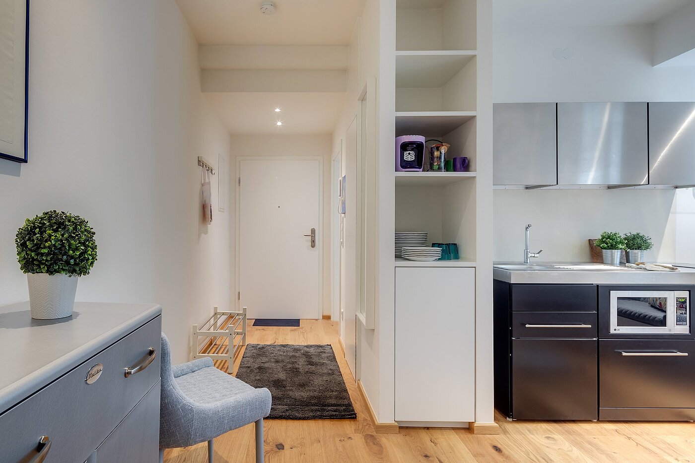 Квартира в многоэтажно доме с 2 комнатами | München-Maxvorstadt | 2107ML5 | Offener Wohnbereich, Stauraum