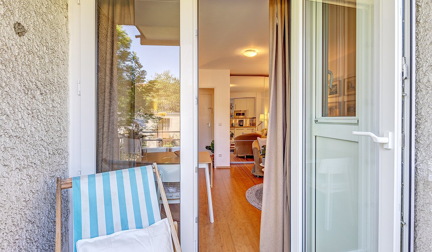 Квартира в многоэтажно доме с 1 комнатная | München-Schwabing | 2210ML3 | Zugang zum Balkon