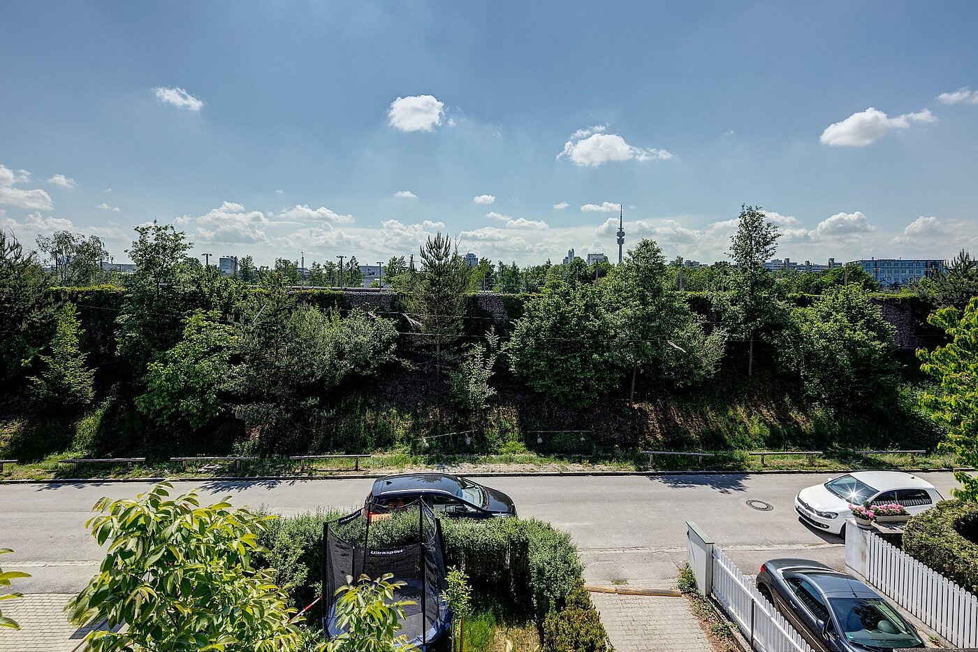 Мансардная квартира с 3 комнатами | München-Hasenbergl | 1803ML5 | Blick vom Balkon