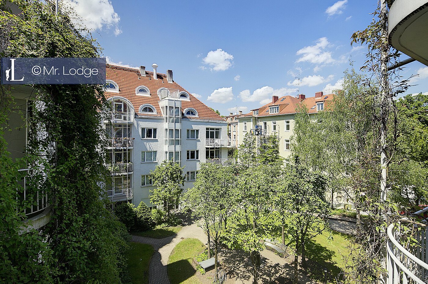 Квартира в многоэтажно доме с 2 комнатами | München-Lehel | 1605ML6 | Begrünter Innenhof