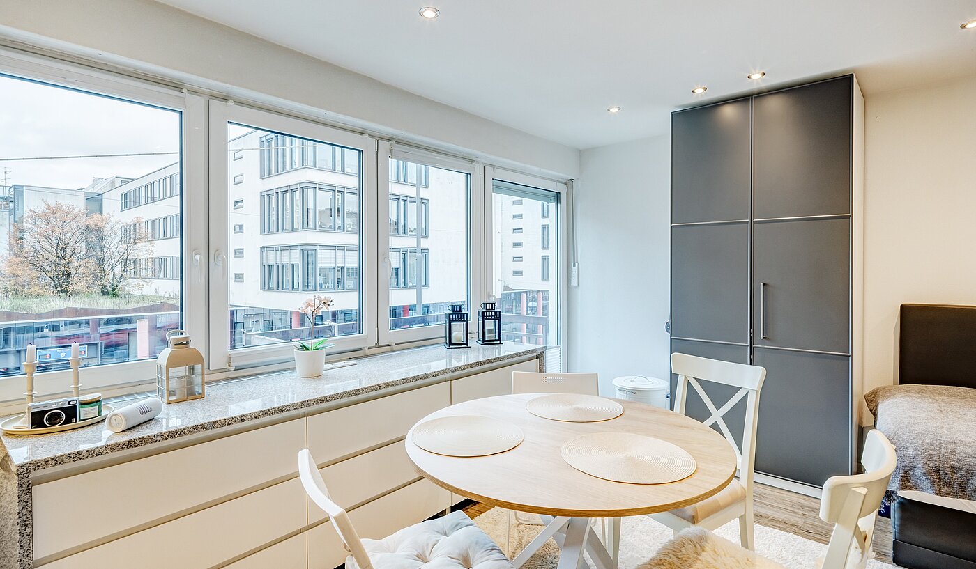 Apartment с 1 комнатная | München-Bogenhausen | 703041 | Wohn- und Essbereich