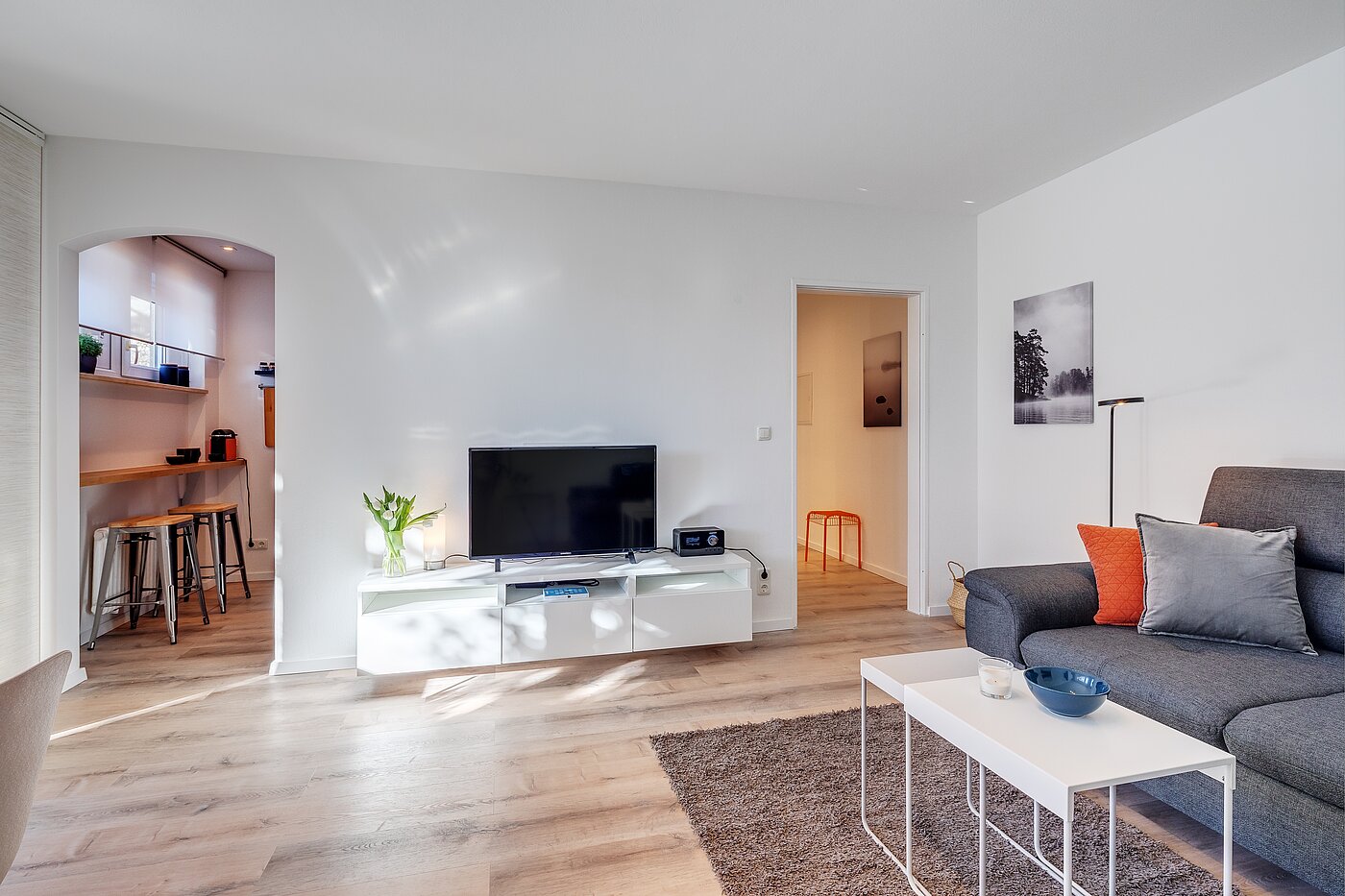 Плоский с 2 комнатами | München-Moosach | 70462 | Wohnzimmer