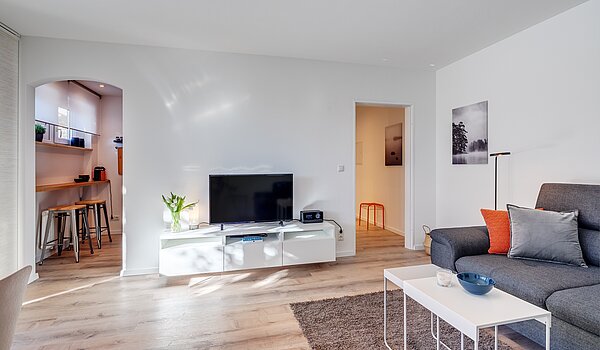 Плоский с 2 комнатами | München-Moosach | 70462 | Wohnzimmer