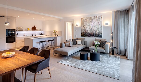 Квартира в многоэтажно доме с 3 комнатами | 70046 | Geräumiger Wohn/ Essbereich...