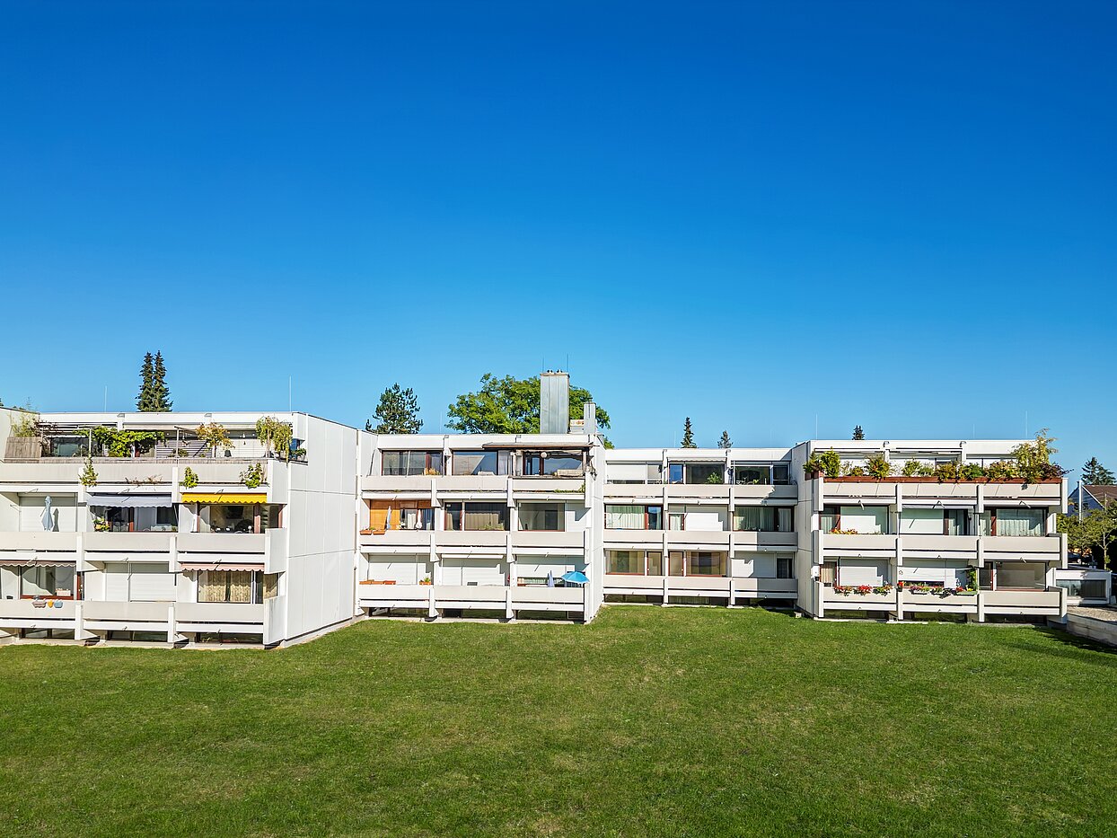 Apartment с 2 комнатами | München-Feldmoching | 70466 | Ansicht vom Innenhof aus