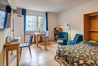 Schwabing-West: квартира, сдаваемая в аренду на ограниченный срок, в хорошем месте