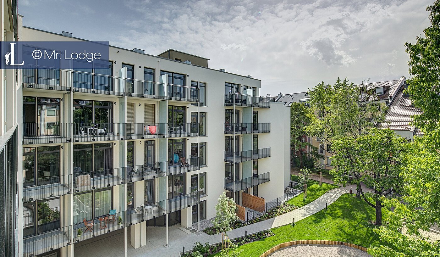 Квартира в многоэтажно доме с 1 комнатная | München-Bogenhausen | 1802ML4 | - über den ruhigen Innenhof -