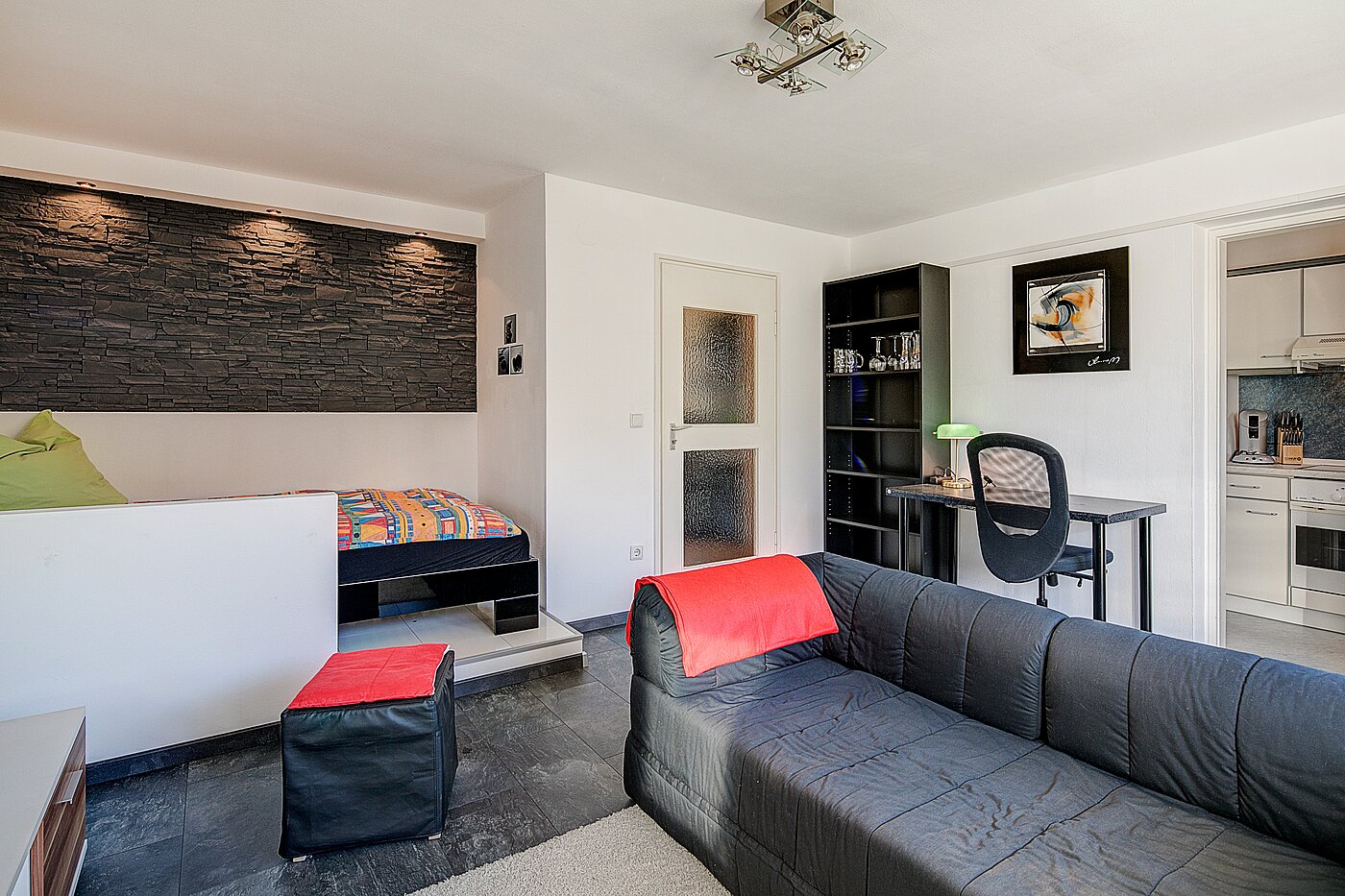Apartment с 1 комнатная | München-Feldmoching | 70484 | Wohnbereich