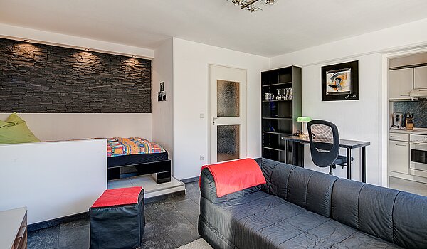 Apartment с 1 комнатная | München-Feldmoching | 70484 | Wohnbereich
