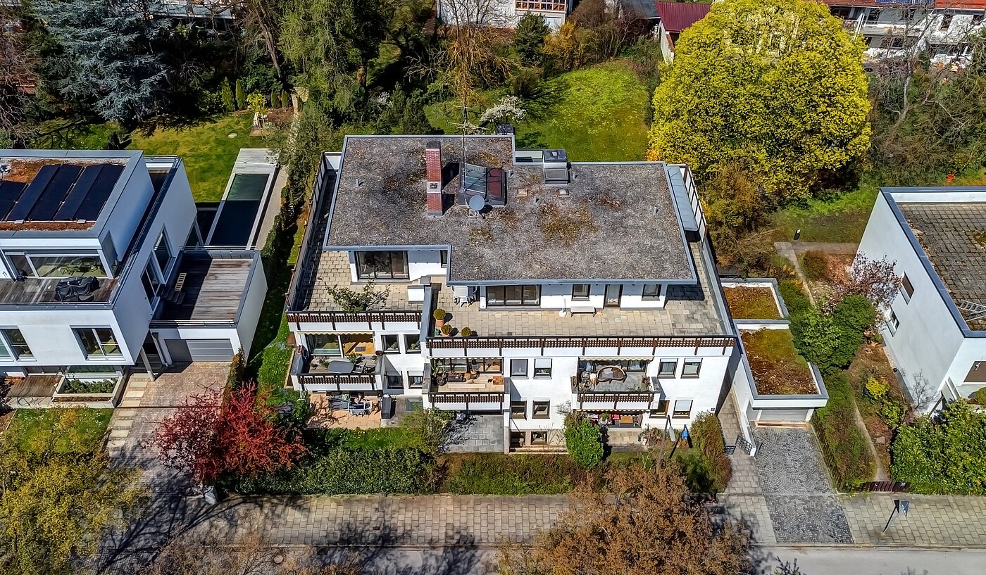 Квартира в многоэтажно доме с 2.5 комнатами | München-Obermenzing | 700191 | Luftaufnahme