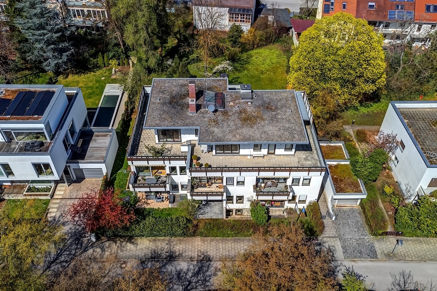 Квартира в многоэтажно доме с 2.5 комнатами | München-Obermenzing | 700191 | Luftaufnahme