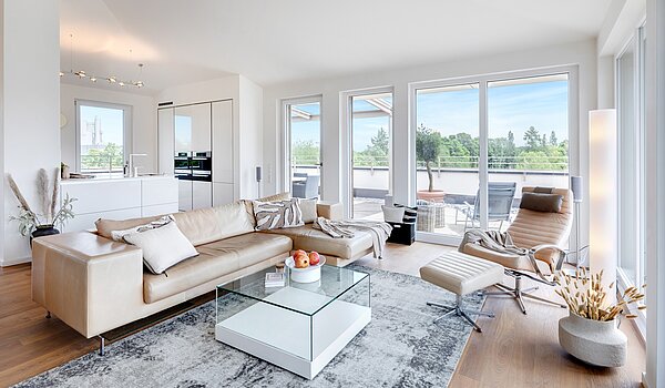 Penthouse с 3.5 комнатами | München-Oberföhring | 70237 | Großzügiges und helles...