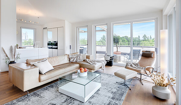 Penthouse с 3.5 комнатами | München-Oberföhring | 70237 | Großzügiges und helles...