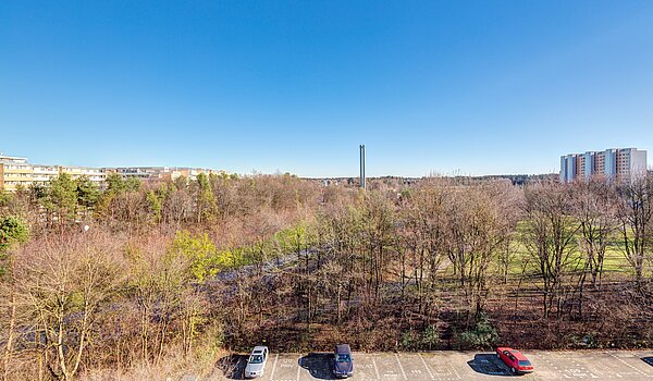 Apartment с 1 комнатная | 70308 | Blick vom Balkon