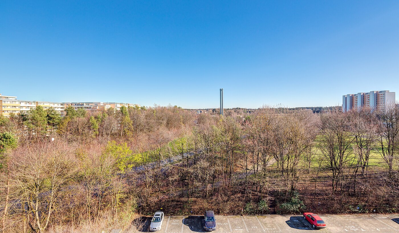 Apartment с 1 комнатная | 70308 | Blick vom Balkon