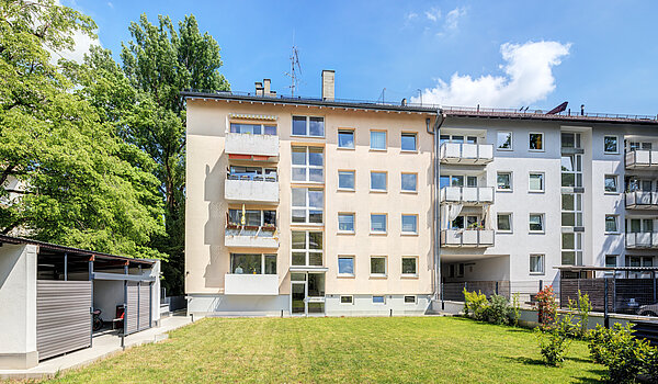 Квартира в многоэтажно доме с 2 комнатами | München-Sendling-Westpark | 70413 | Gartenansicht