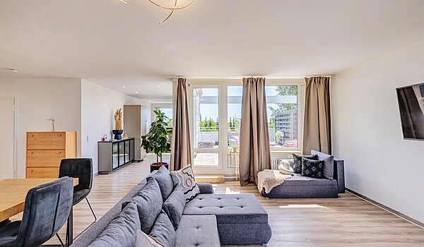 Terrassenwohnung с 3 комнатами | München-Berg am Laim | 704511 | Wohnzimmer