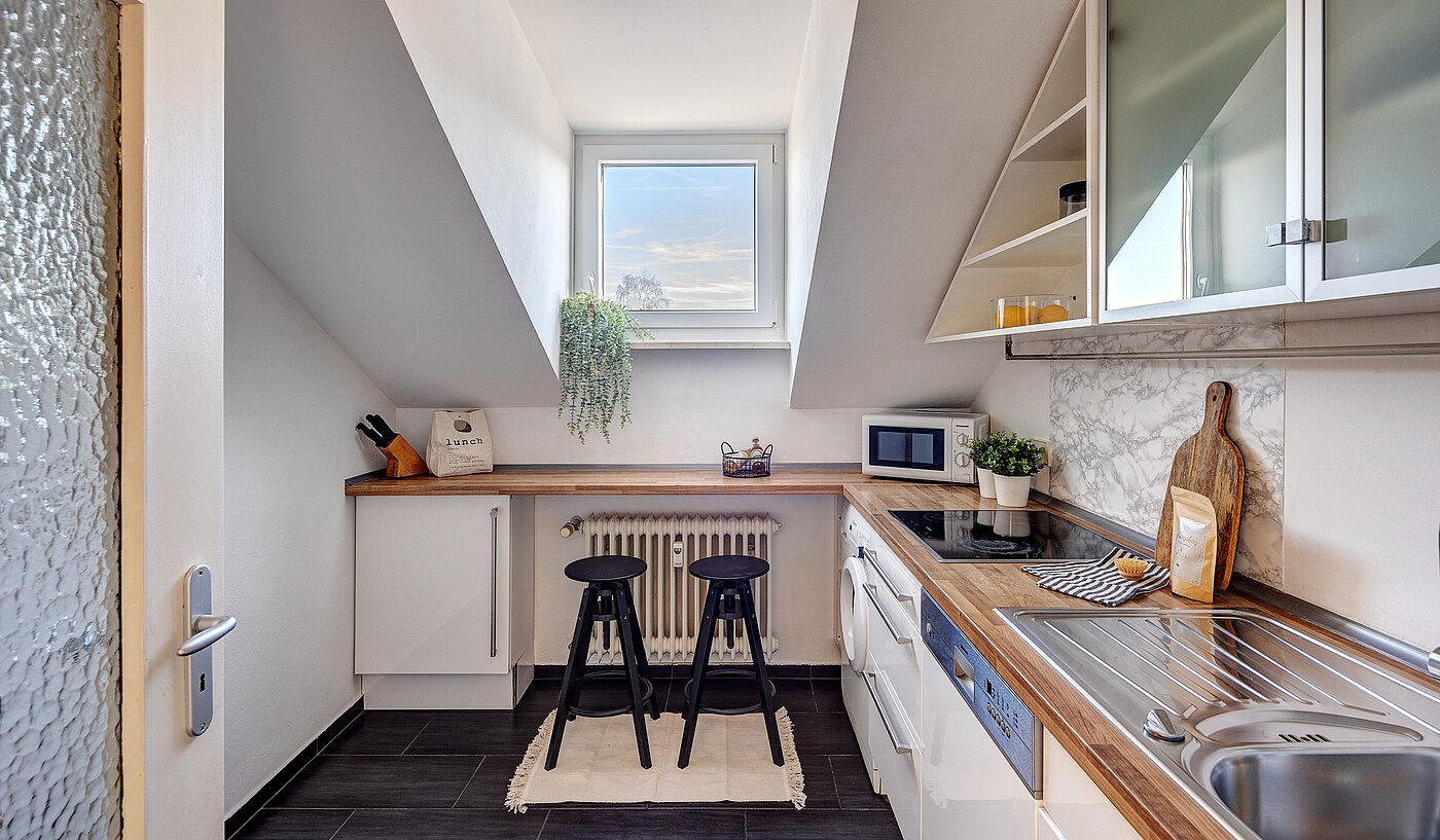 Квартира в многоэтажно доме с 2 комнатами | München-Untermenzing | 70177 | Einbauküche...