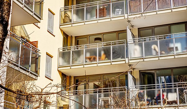 Квартира в многоэтажно доме с 2 комнатами | München-Maxvorstadt | 70001 | Ansicht Balkon