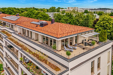 Oberföhring: Эксклюзивный пентхаус с отдельным лифтом - в наличии