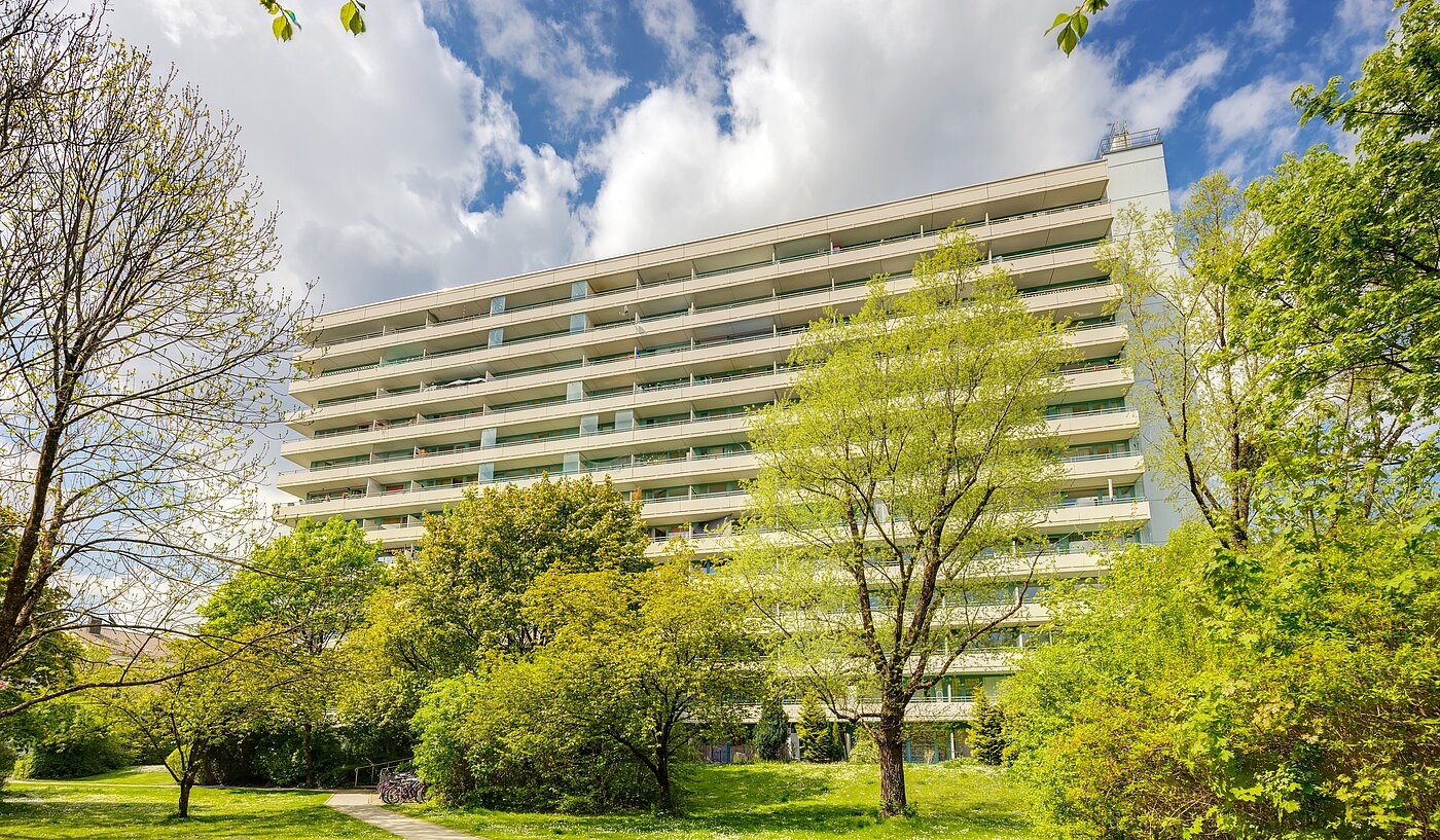 Квартира в многоэтажно доме с 2 комнатами | München-Sendling-Westpark | 2204ML2 | Ansicht Fassade