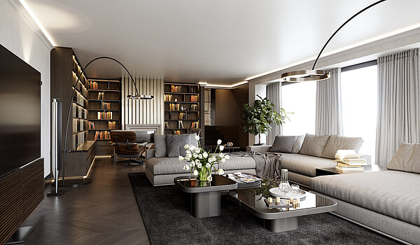 Особое свойство с 15 комнатами | Bad Wiessee | 701592 | Landhaus Wohnbereich