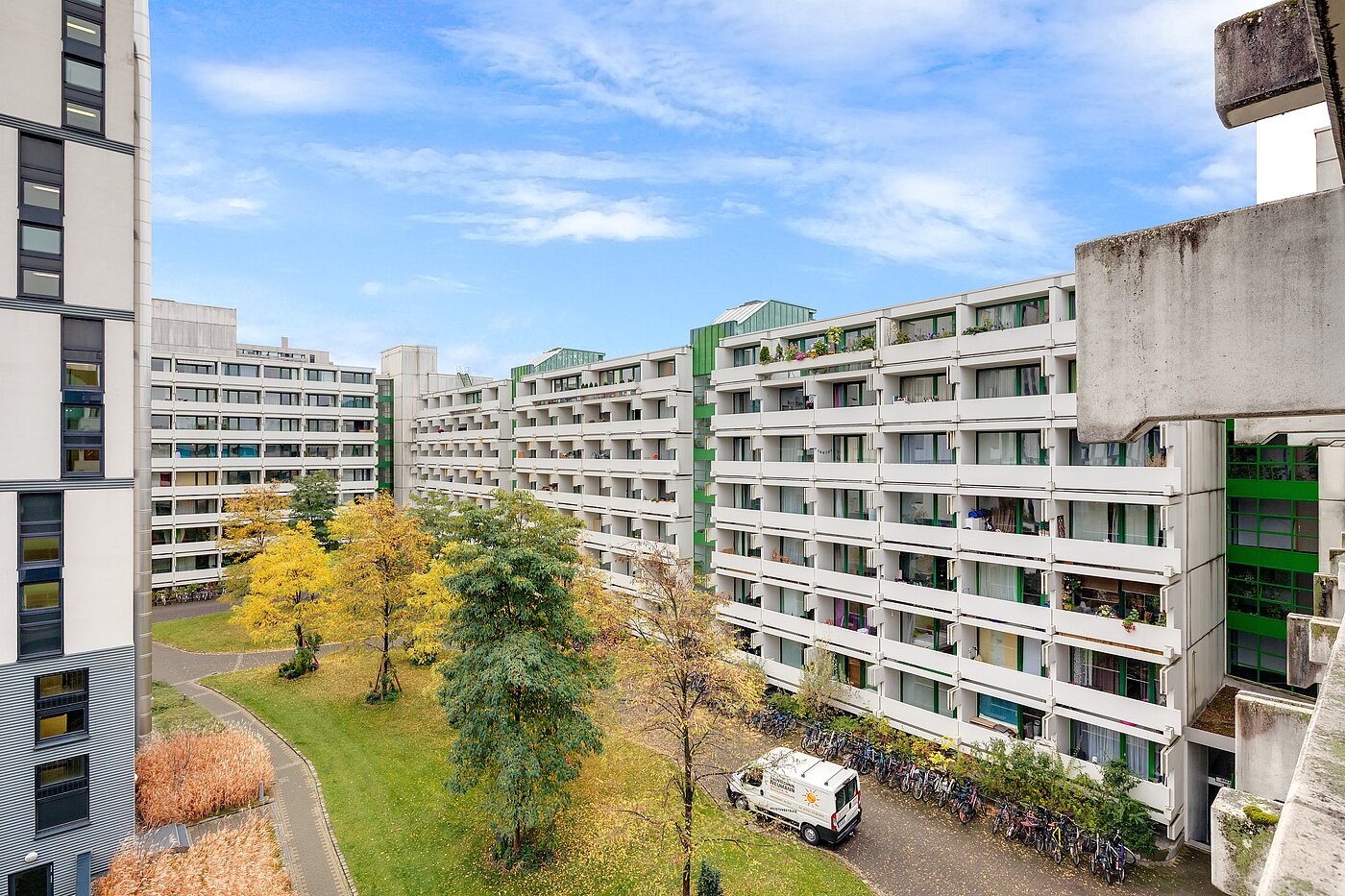 Квартира в многоэтажно доме с 1 комнатная | München-Au | 2211ML1 | Blick in den Innenhof