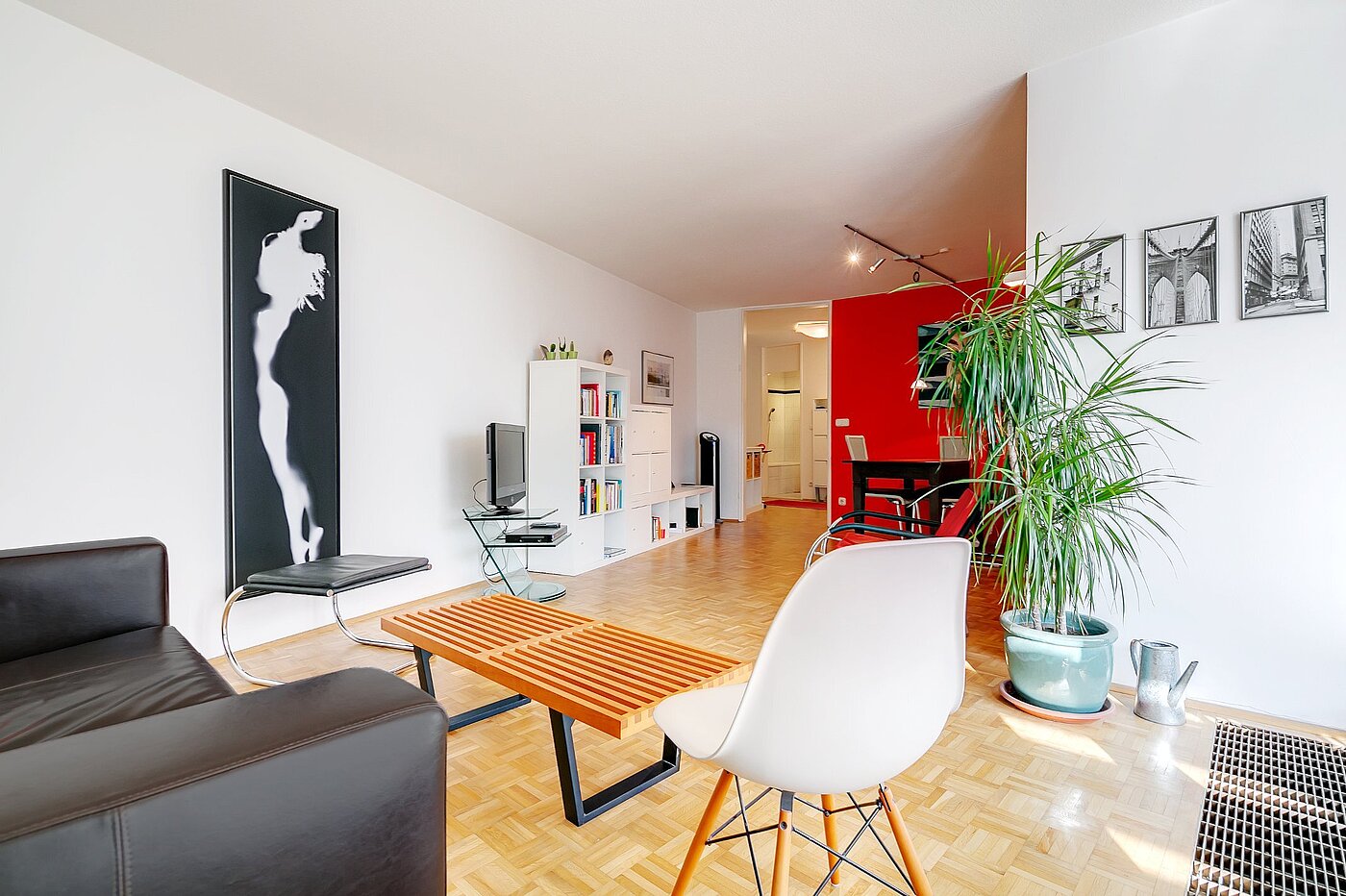 Квартира в многоэтажно доме с 2 комнатами | München-Schwabing | 2004ML1 | Helles Wohnzimmer